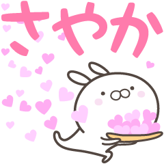 [LINEスタンプ] ☆☆さやかへ送る愛☆☆の画像（メイン）