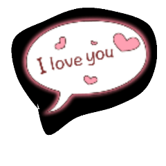 [LINEスタンプ] say it with