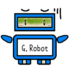 [LINEスタンプ] G. Robot G.G