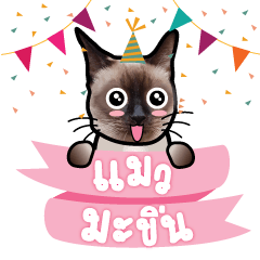 [LINEスタンプ] Meaw-Makin