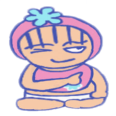 [LINEスタンプ] pink little baby