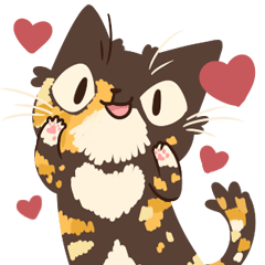 [LINEスタンプ] The cats of Ms.Meiio