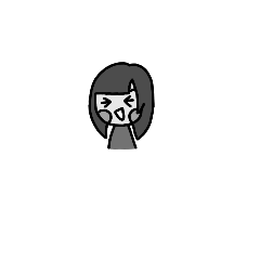 [LINEスタンプ] black face love