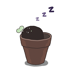 [LINEスタンプ] Grass ball