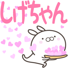 [LINEスタンプ] ☆☆しげちゃんへ送る愛☆☆の画像（メイン）