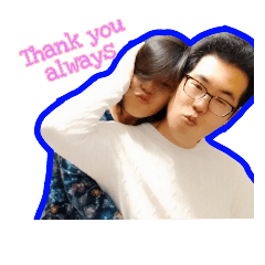 [LINEスタンプ] Best couple - thai＆japan