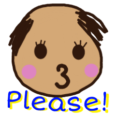 [LINEスタンプ] Cute bald old man