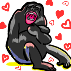 [LINEスタンプ] Baboon