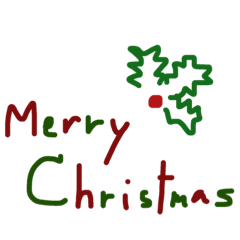 [LINEスタンプ] Hello！ Merry x'mas