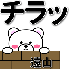 [LINEスタンプ] 遠山専用デカ文字