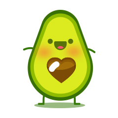 [LINEスタンプ] Manut Avocado