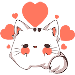 [LINEスタンプ] Fatcat kawaiiの画像（メイン）