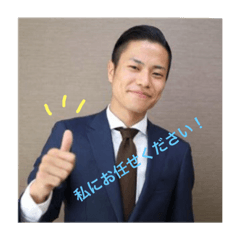 [LINEスタンプ] 営業マン諏訪さん