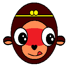 [LINEスタンプ] Circle monkey