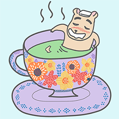 [LINEスタンプ] ハムスター ぱんぱん