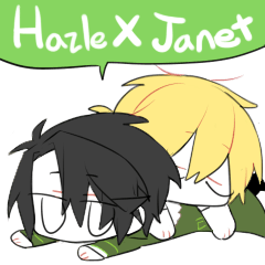 [LINEスタンプ] Hazel＆Janet