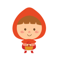 [LINEスタンプ] Little Red Dayの画像（メイン）