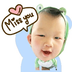 [LINEスタンプ] Baby cute boy sticker.