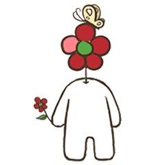 [LINEスタンプ] 小さな花の画像（メイン）