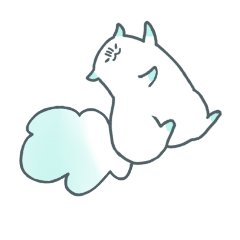 [LINEスタンプ] Cloudycat