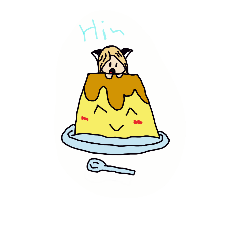 [LINEスタンプ] QQpuddingの画像（メイン）