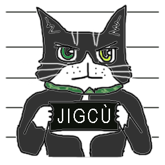 [LINEスタンプ] Jigcu the one and only cat