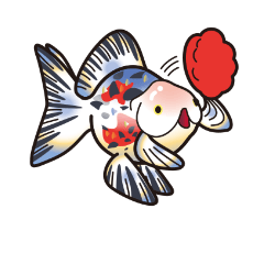 [LINEスタンプ] 能天金魚1