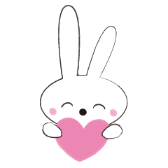 [LINEスタンプ] Moon bunny(Daily Life)