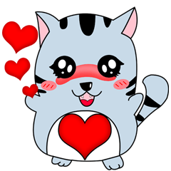 [LINEスタンプ] CUTE LULU MOMO CAT DOG