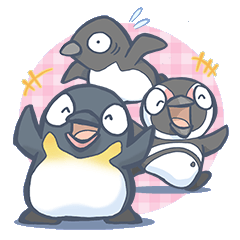 [LINEスタンプ] ペンギン18種類詰め合わせ1