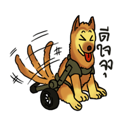 [LINEスタンプ] Coke - The super dog.