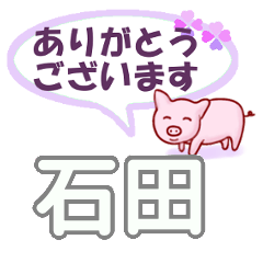 [LINEスタンプ] 石田「いしだ」さん専用。日常会話