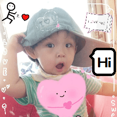 [LINEスタンプ] Wei lian baby's daily life