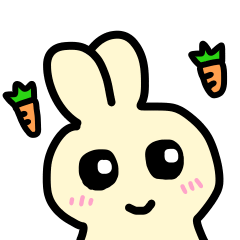 [LINEスタンプ] spoiled rainbow rabbit