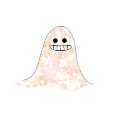 [LINEスタンプ] mood of tittle ghost