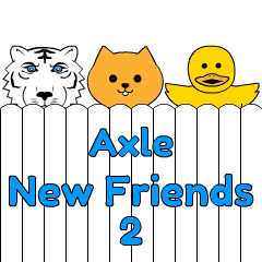 [LINEスタンプ] Axle - New Friends 2の画像（メイン）