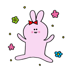 [LINEスタンプ] うさ子のスタンプ。