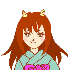 [LINEスタンプ] 鬼娘