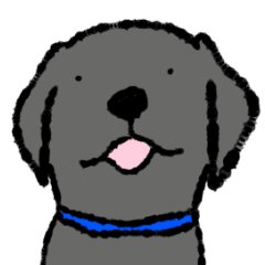 [LINEスタンプ] ラブラドールレトリーバーな犬たち1