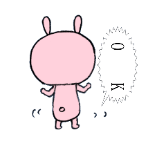 [LINEスタンプ] うさぎさんの会話