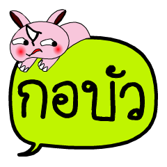 [LINEスタンプ] My name is Ko Bua V.2