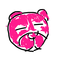 [LINEスタンプ] bear paint