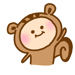 [LINEスタンプ] CiaoBee the squirrel and Friends