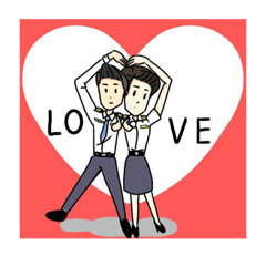 [LINEスタンプ] studens of airline business