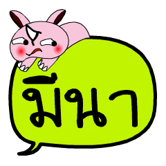 [LINEスタンプ] My name is Mina V.2