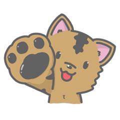 [LINEスタンプ] Taiwan Dog-Little Pi