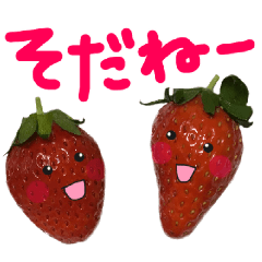 [LINEスタンプ] 苺★いちご★イチゴ