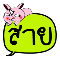 [LINEスタンプ] My name is Sai V.2.