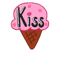 [LINEスタンプ] Talking ice cream