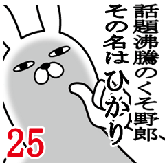 [LINEスタンプ] ひかりが使う面白名前スタンプ25